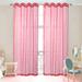 2 Piece Window Sheer Curtains Grommet Panels for Bedroom/Living Room - N/A