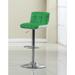 Brek Contemporary Faux Leather Swivel Barstool by Furniture of America