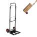 Hand Truck Portable Folding Compact Trolley Heavy-duty Aluminum Luggage Cart with 2 Wheels - 14in x 16.5in x 42.5in