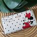 Kate Spade Bags | Kate Spade X Disney Minnie Mouse Large Continental Nwt Polka Dots White Wallet | Color: Black/White | Size: 3.9'' H X 7.6''W X 1.1'' D