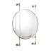 Global Views Hadley Mirror w/Glass Shelf Metal in Gray | 41.5 H x 30 W x 7 D in | Wayfair JB9.90124