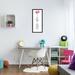 Stupell Industries Kids' Baby Elephants Flying w/ Floating Red Balloons Stretched Canvas Wall Art By Aimee Del Valle Canvas in Black | Wayfair