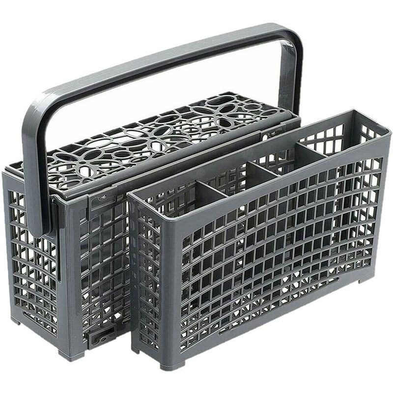 Besteckkorb für die Spülmaschine Maße 23x 8,5 & 4,5x 13,5cm Spülmaschinenkorb mit innovativer 2 in