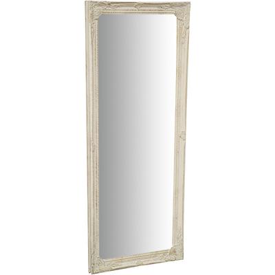 Biscottini - Spiegel Wandspiegel und vertikal/horizontal hängender Spiegel L35xPR4xH82 cm antikweiß