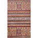 Vegetable Dye Tribal Kazak Oriental Area Rug Hand-knotted Wool Carpet - 3'1" x 5'0"