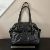 Coach Bags | Coach Black Leather - Tote / Baby Bag | Color: Black | Size: Os