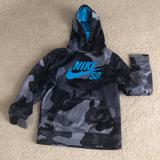 Nike Jackets & Coats | A Grey Floral Nike Hoodie For 12-13 Year Olds | Color: Gray | Size: 12-13year Old