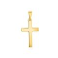 Amor Motivanhänger Unisex Damen Herren Anhänger, 2,5 cm, Gold, Kreuz, Kommt in Schmuck Geschenk Box, 2013412