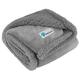 PetAmi Waterproof Dog Blanket for Pets, Medium Dogs Puppies Cats | Soft Sherpa Fleece Pet Blanket Throw for Sofa Couch | Thick Warm Pet Cover Floor Mat, Protects Furniture 29 x 40 inches (Light Gray)