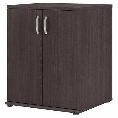 Bush Business Furniture Universal Closet Organizer with Doors and Shelves in Storm Gray - Bush Business Furniture CLS128SG-Z