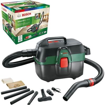 Bosch - Akku Nass- und Trockensauger AdvancedVac 18V-8 (ohne Akku, 18 Volt System, 11 Zubehörteile)