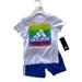 Adidas Matching Sets | Brand New With Tags. Baby Boy (12-24m) Adidas(R) Graphic Tee And Short Set | Color: Blue/White | Size: 12mb