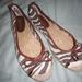 Michael Kors Shoes | Michael Kors 9m Brown And White Shoes Item 7b | Color: Brown/Silver | Size: 9