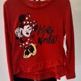 Disney Pajamas | Minnie Mouse Pajamas For Toddler Girls 2-Piece Pj Free Shipping | Color: Black/Red | Size: Various