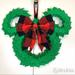 Disney Holiday | Disney Parks Mickey Mouse Icon Christmas Wreath | Color: Green/Red | Size: Os