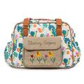 Pink Lining Blooming Gorgeous Baby Changing Nappy Bag - Parrot Cream