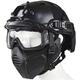 Tactical Fast Helmet 3D Split Safety Goggles Combined With Half-Face Protective Mask, Used For Paintball Shooting, CS Games, Halloween, Role-Playing And Other Outdoor Activities