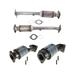 2005-2014 Nissan Frontier Front and Rear Catalytic Converter Set - DIY Solutions