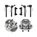 1988-1991 GMC K1500 Front Wheel Hub Assembly and Tie Rod End Kit - Detroit Axle
