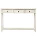 Neriz 51" Antique White Entryway Console Table with Drawers and Shelf - 51.57"L x 13.3"W x 34"H