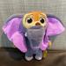 Disney Toys | Disney’s Zootopia’s Ele-Finnick - 8” Plush Toy | Color: Gray/Purple | Size: Osbb