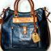 Dooney & Bourke Bags | Dooney & Bourke Black Pebble Grain Paige Sac Black Handbag Purse Shoulder Hobo | Color: Black/Brown | Size: 13 X 12 X 3