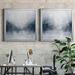 Latitude Run® Polar Mist I Polar Mist I - 2 Piece Picture Frame Set Canvas, Glass in Gray | 30.5 H x 61 W x 3 D in | Wayfair