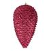 The Holiday Aisle® Matte Glitter Pinecone Christmas Ornament Plastic in Red | 5 H x 5 W x 0.75 D in | Wayfair 8EF55A9631CA433C8790E9391BF6AD66