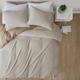 Adalyn Cotton and Rayon from Bamboo Blend Waffle Weave Duvet Cover Set by Clean Spaces