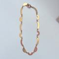 Madewell Jewelry | Madewell Geometric Mixed Metal Enamel Toggle Necklace | Color: Gold/Pink | Size: Os