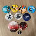 Disney Accessories | Lot Of Disney Store, Mickey And Star Wars Buttons | Color: White/Silver | Size: Os