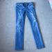 American Eagle Outfitters Jeans | American Eagle Light Wash Distressed Skinny Jeans | Color: Blue | Size: 2