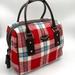 Kate Spade Bags | Kate Spade New York Ruby Park Large Damien Plaid Satchel~Very Rare~Vintage~Chic~ | Color: Cream/Red | Size: Large