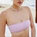 Free People Swim | Free People Islander Bandeau Bikini Top By Rhythm | Color: Orange/Pink | Size: S