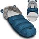 Ricokids Baby Foot Muff Winter Foot Muff 95 x 45 cm Dark Blue