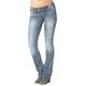 Silver Jeans Co. Women's Tuesday Low Rise Slim Bootcut Jean, Indigo, 33W x 31L