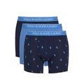 Polo Ralph Lauren Stretch Cotton Boxer Briefs Blue/Navy 3 Pack Size M