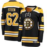 Women's Fanatics Branded Oskar Steen Black Boston Bruins Home Breakaway Player Jersey