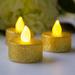 The Party Aisle™ 6 Pieces Unscented Tealight Candle Set Plastic in Yellow | 1.5 H x 1.5 W x 1.5 D in | Wayfair 78BEAFD4017D47DE9A2E082713A9A1B5