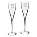 Army Black Knights 2-Piece 6oz. Luigi Bormioli Toasting Glass Set