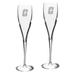 Charlotte 49ers 2-Piece 6oz. Luigi Bormioli Toasting Glass Set