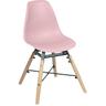 Urban Living - Chaise scandinave chaise de bureau chaise enfant scandinave rose en pp structure