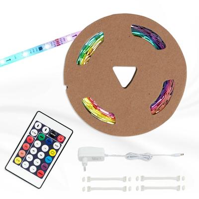 Led Stripe rgb Fernbedienung kürzbar Dimmbar 24W weiß Kunststoff Briloner Image