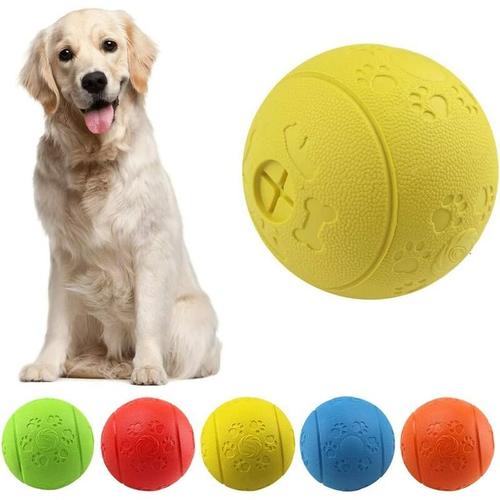 Hundespielzeugball Hundeleckerli Spielzeugball, Bissfester Gummifutterball für Haustiere