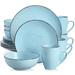 vancasso Moda 16-Piece Matte Speckled Dinnerware Set, Service for 4