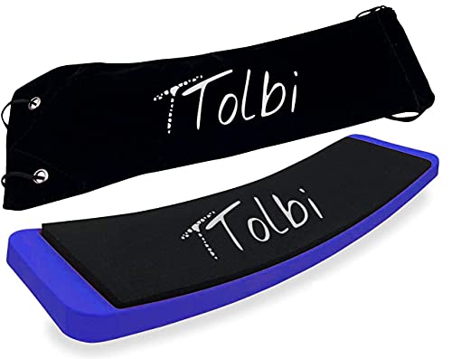 TTolbi Spin Board : Turn Boards for Dancers and Figure Skating Spinner | Turning Board | Turn Board to Improve Balance and Pirouette | Ballet Equipment | Spin Disc E-Guide (Blue)