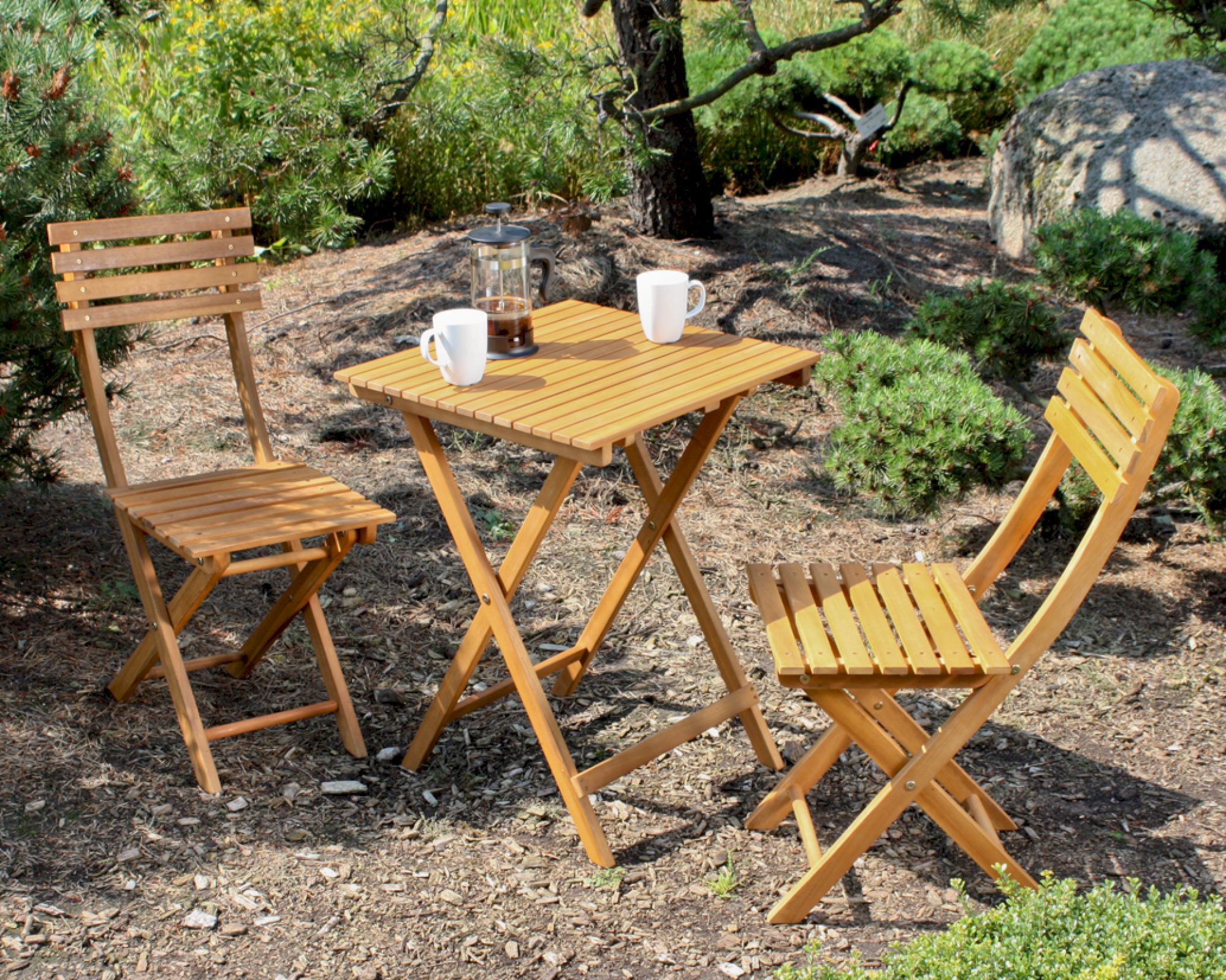 GartenZeit »Alameda« Balkon-Set Akazie FSC Akazie Image