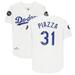 Mike Piazza Los Angeles Dodgers Autographed White Mitchell and Ness Cooperstown Collection Authentic Jersey with "HOF 2016" Inscription
