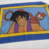 Disney Bedding | Disney Aladdin Vintage Pillow Case | Color: Brown/Tan | Size: Os