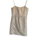 American Eagle Outfitters Dresses | American Eagle Shimmer Polka Dot Metallic Dress 14 Nwt | Color: Cream | Size: 14